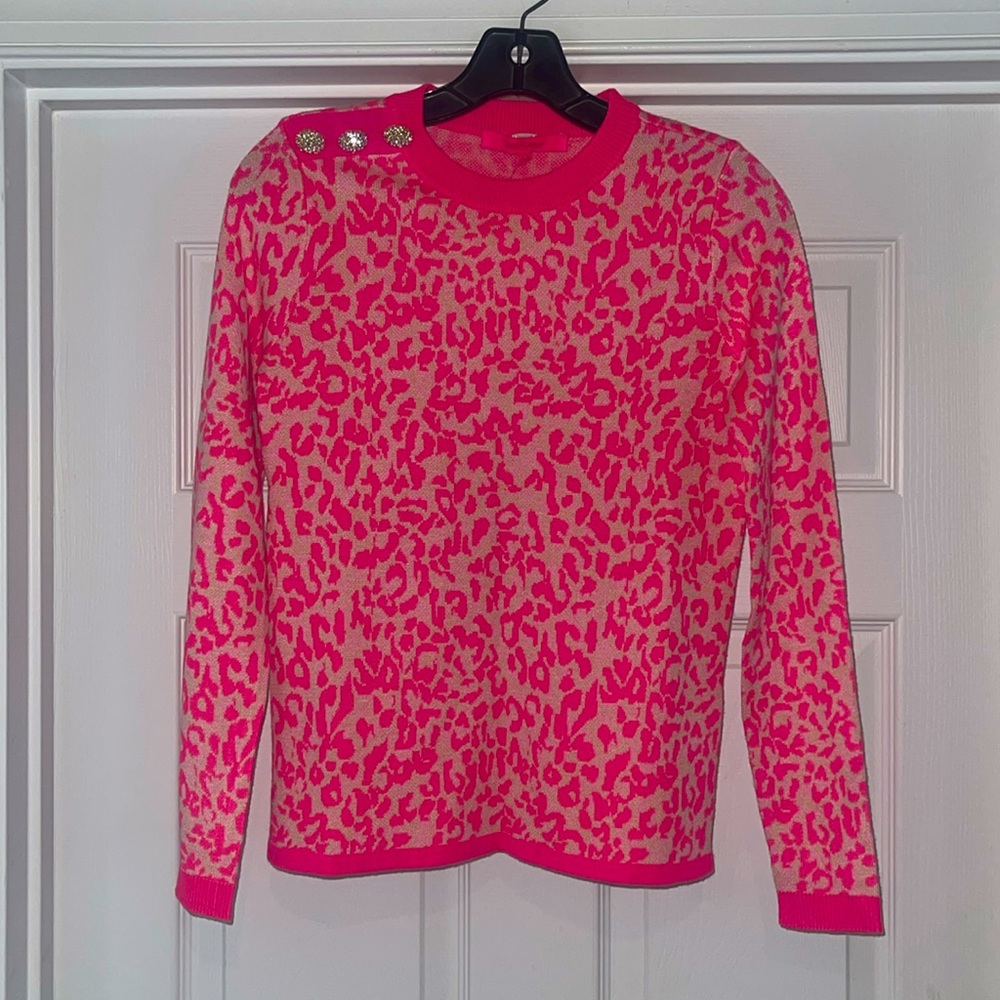 Lilly Pulitzer qMorgen Jacquard Sweater Pink Topaz